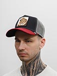 Бейсболка GOORIN BROTHERS арт. 101-1067 (черный / бордовый)